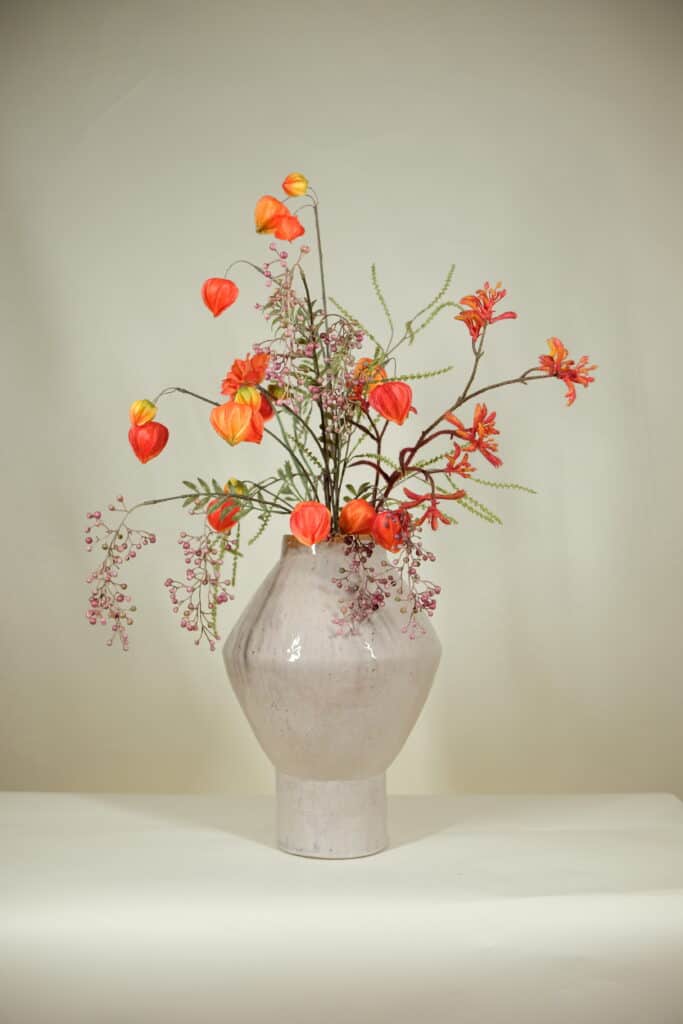 Zijden kunstbloemen boeket floristpower