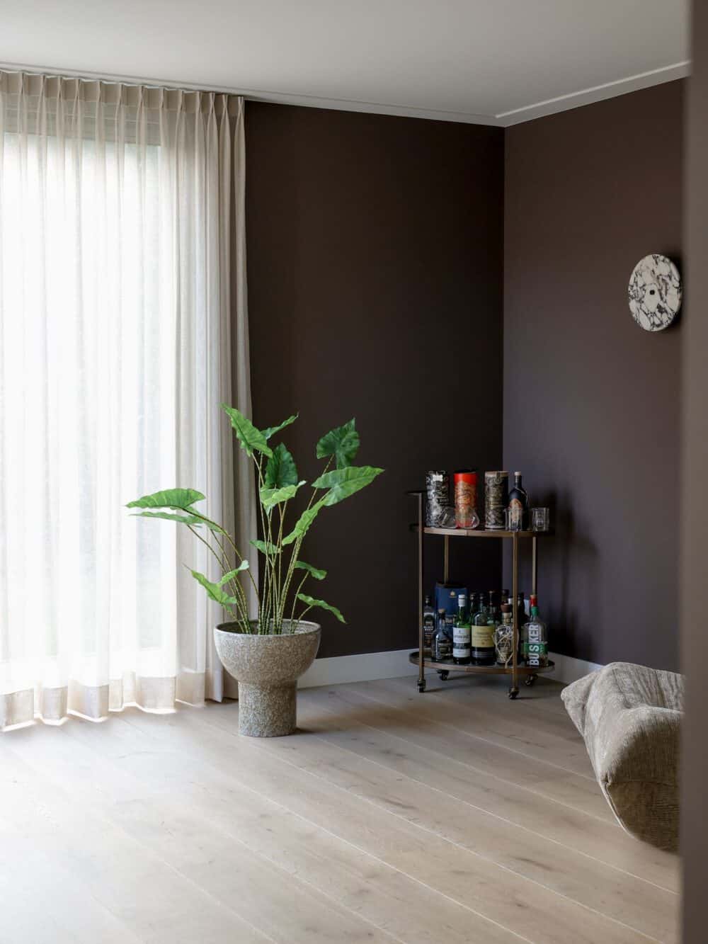 Kunstplant real touch Alocasia Zebrina 110cm