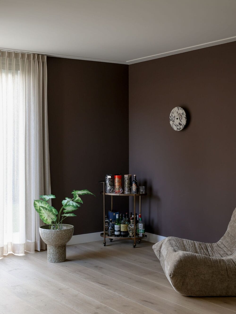 Kunstplant real touch Caladium in Pot 80cm