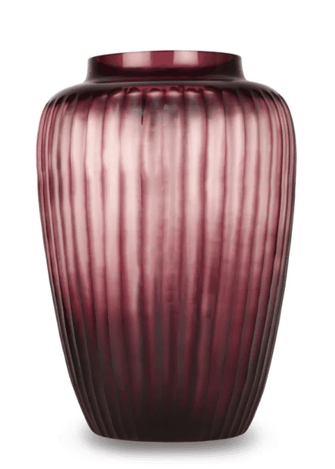 Vaas Bombyxx Ameterine aubergine H31 cm
