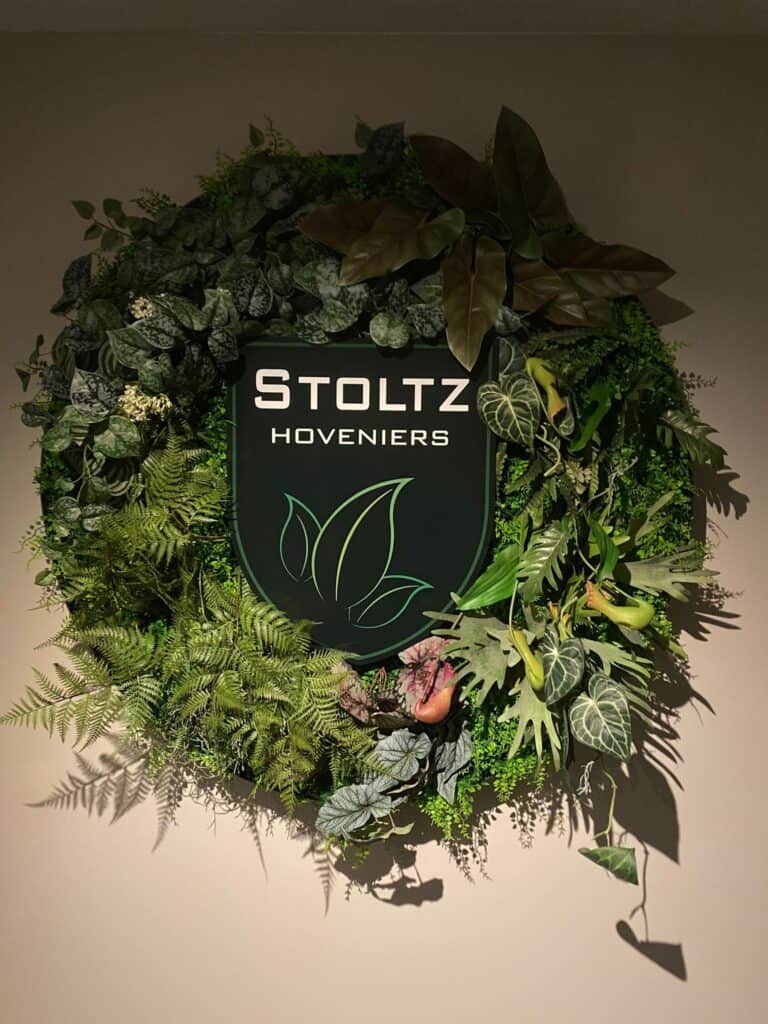 Mix groen paneel kunstplanten dia 110cm