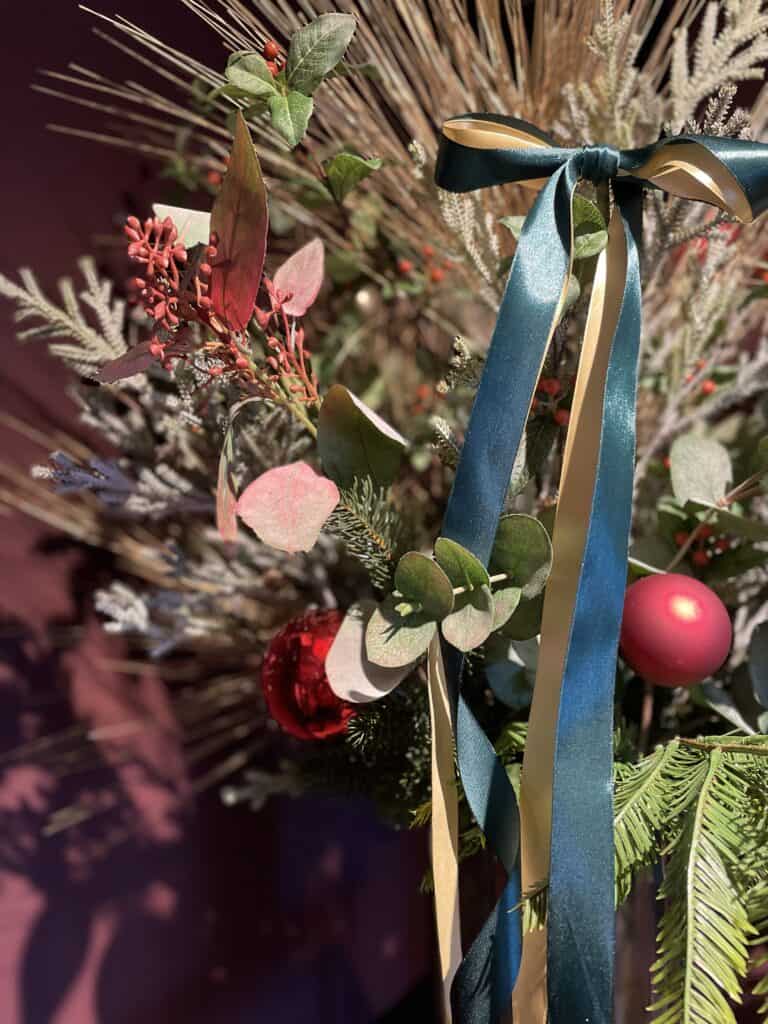 zijden kerstboeket Signature Christmas