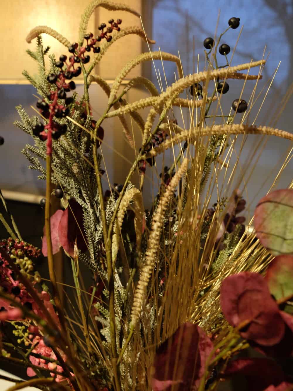 Luxe Zijden kerstboeket Pink Santa