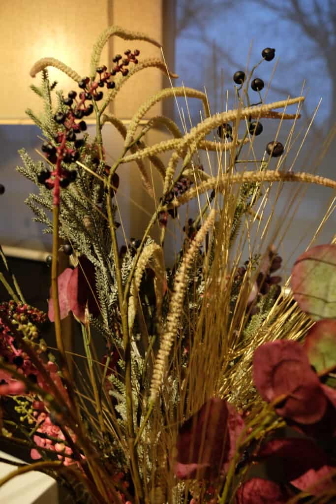 Luxe Zijden kerstboeket Pink Santa