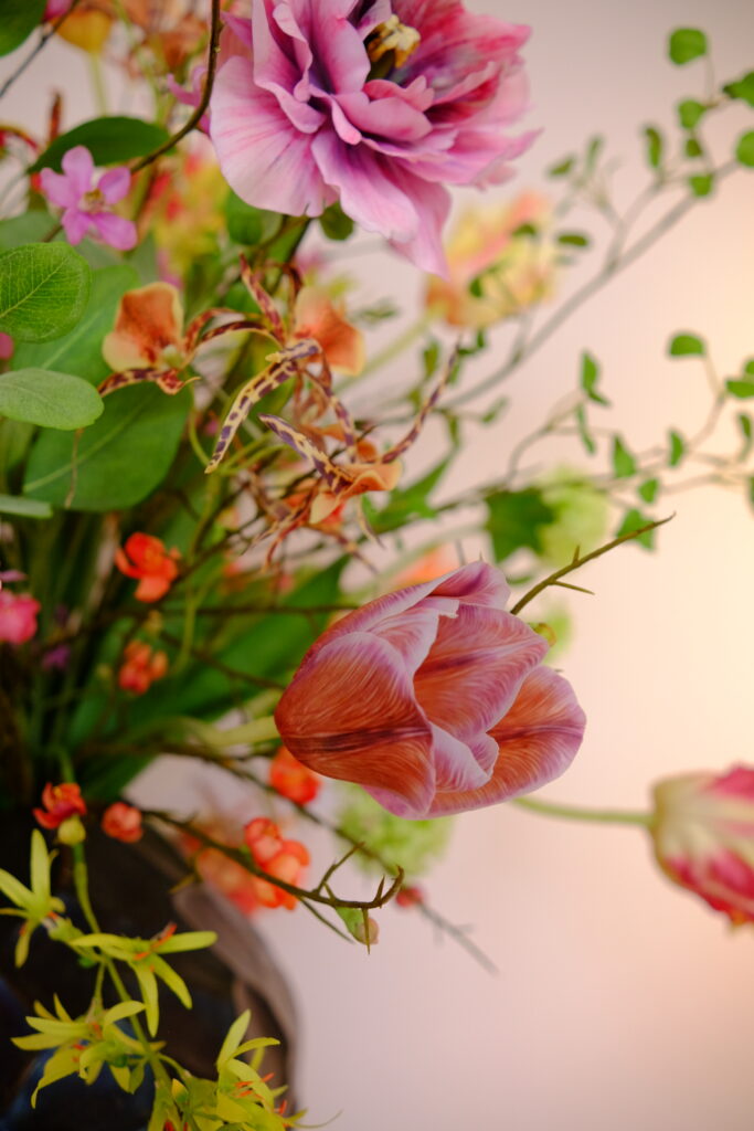 Kunst tulpenboeket Sophie's choice Violet