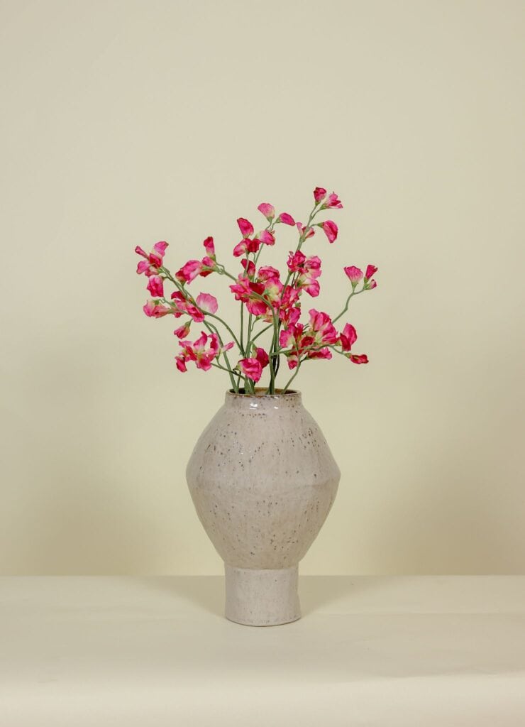 Zijden boeket Pronkerwt roze