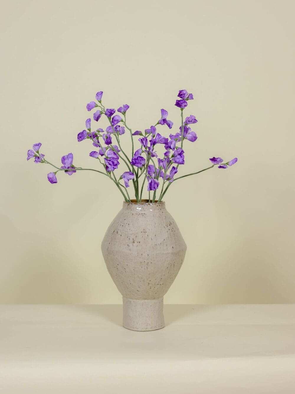 Zijden boeket Pronkerwt paars