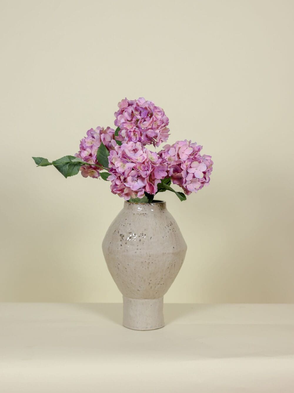 zijden boeket Hortensia paars