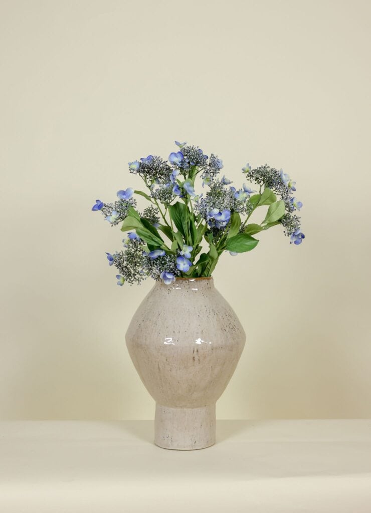 Zijden boeket Hortensia blauw