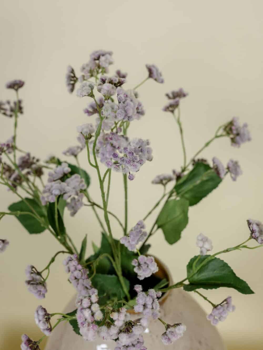 Zijden boeket Koninginnenkruid paars
