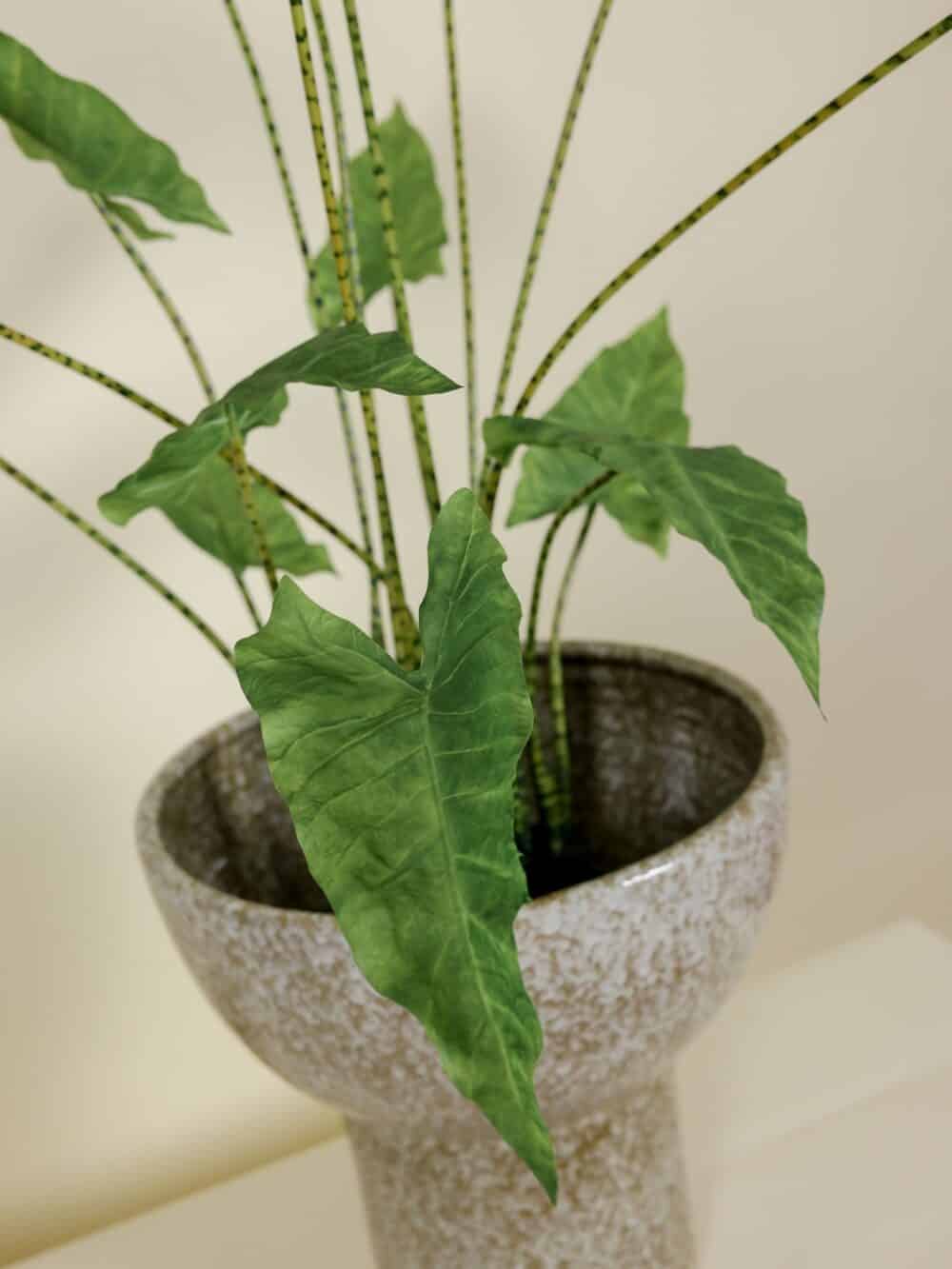 Kunstplant real touch Alocasia Zebrina 110cm