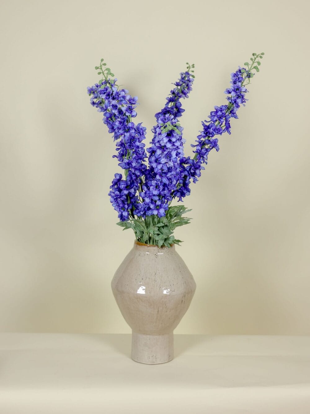 Zijden boeket Delphinium XL blauw
