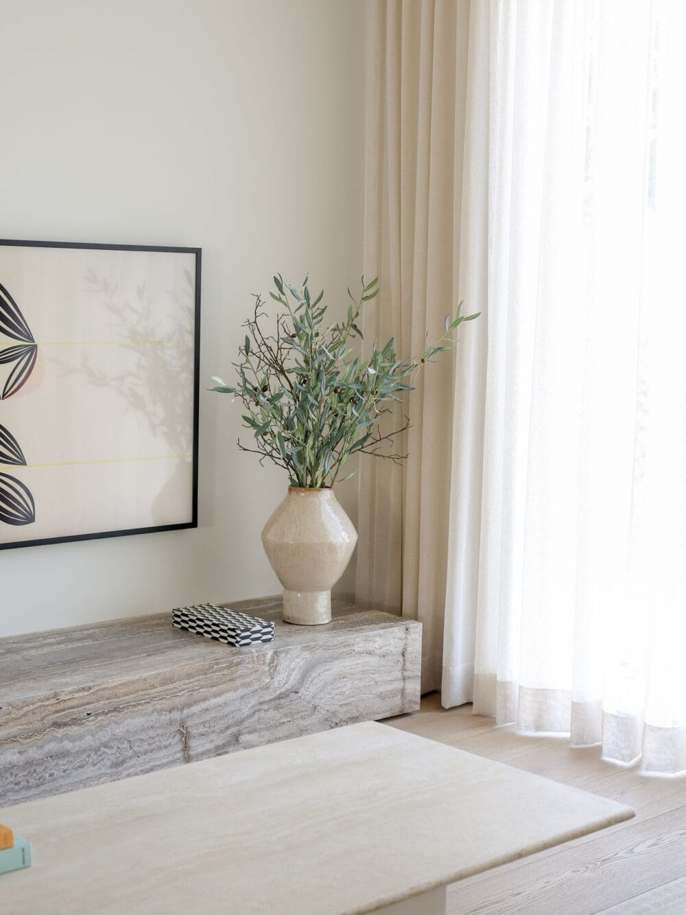 Zijden boeket Olijftakken deluxe