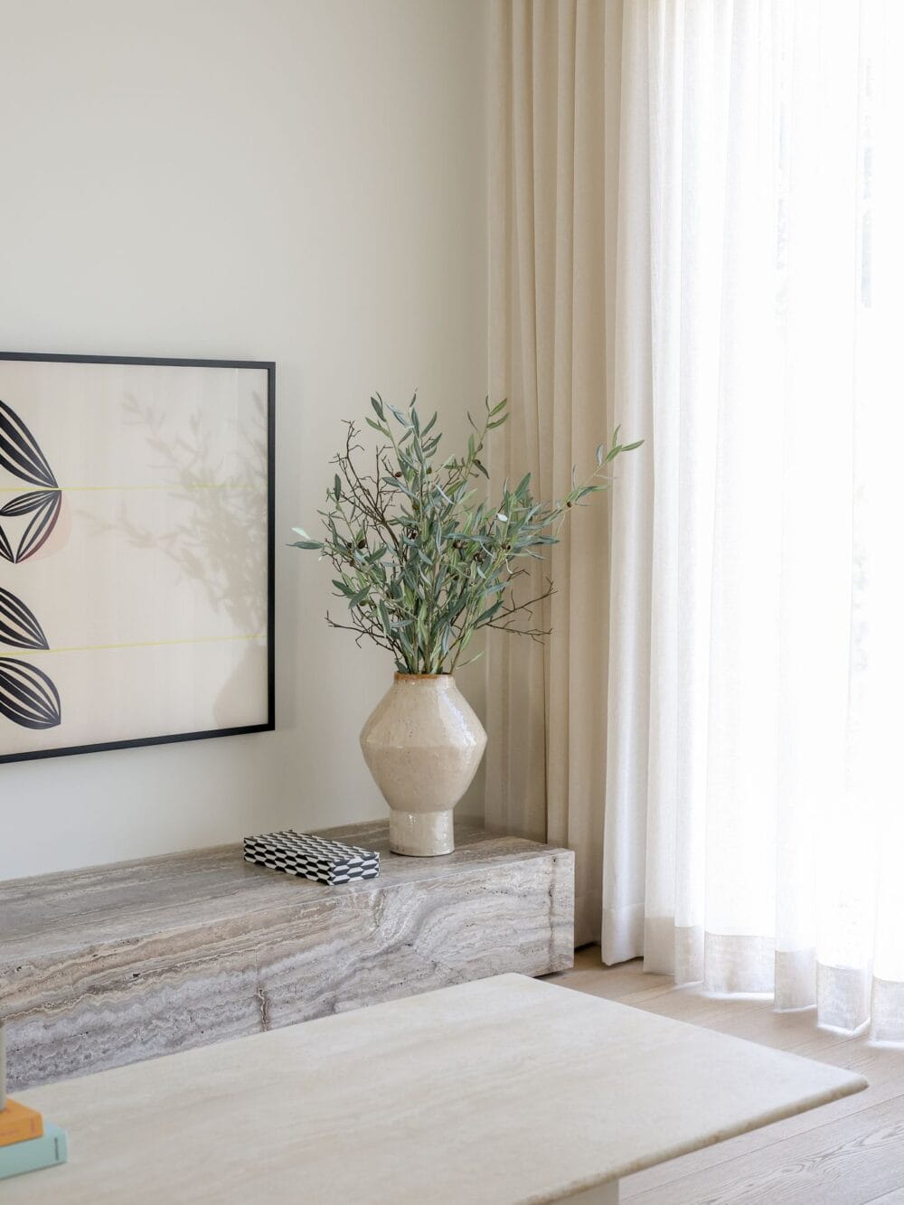 Zijden boeket Olijftakken deluxe