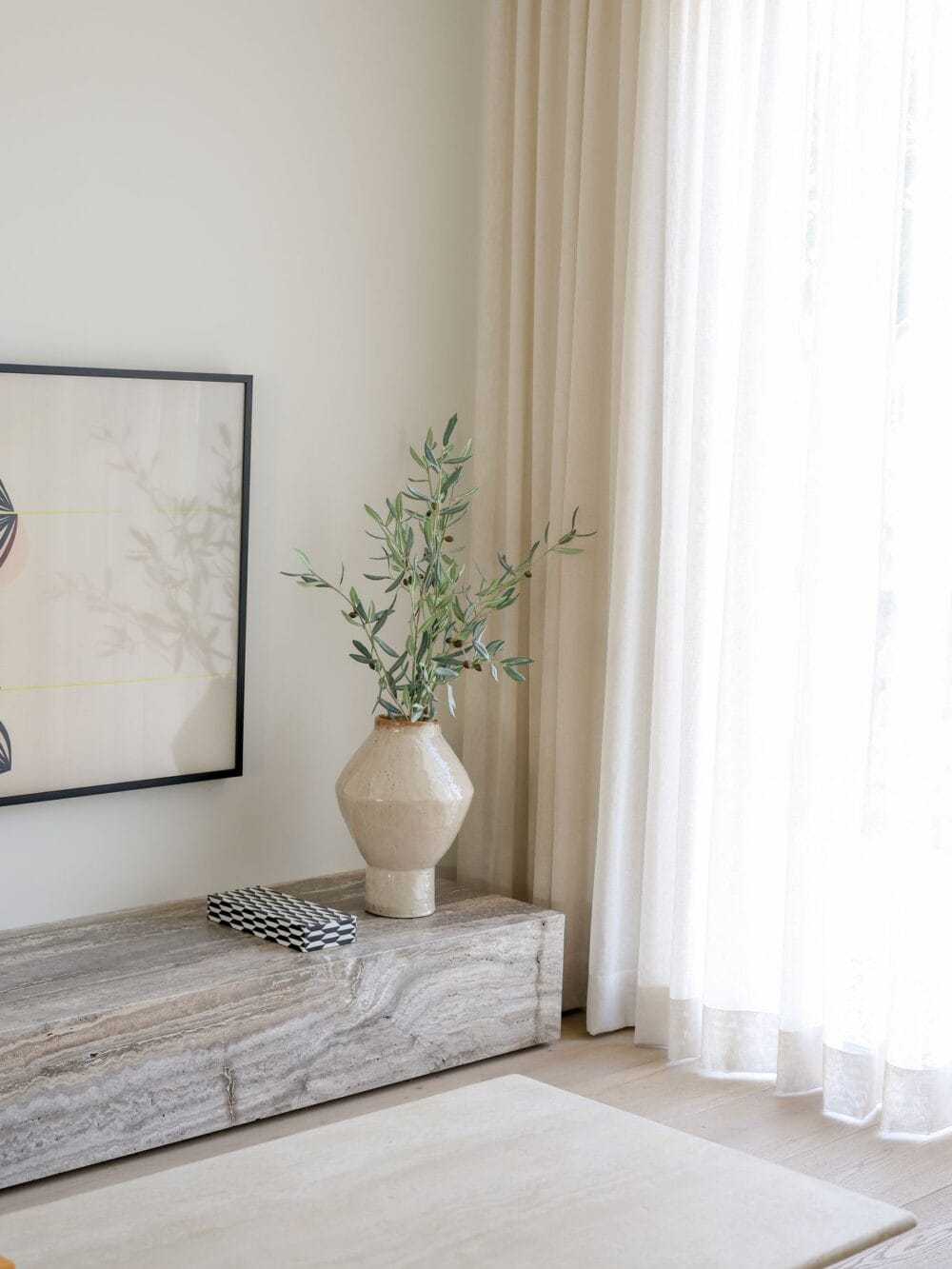 Zijden boeket Olijftakken