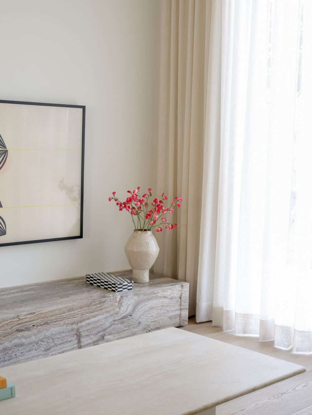 Zijden boeket Pronkerwt roze