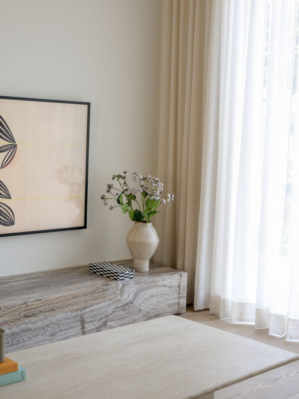 Zijden boeket Koninginnenkruid paars