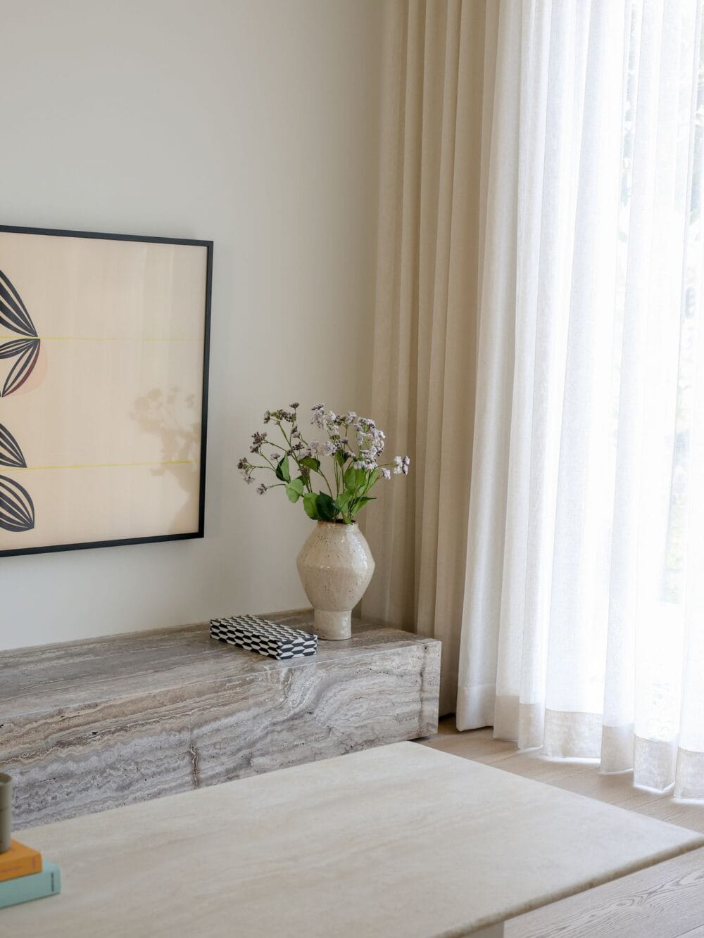 Zijden boeket Koninginnenkruid paars