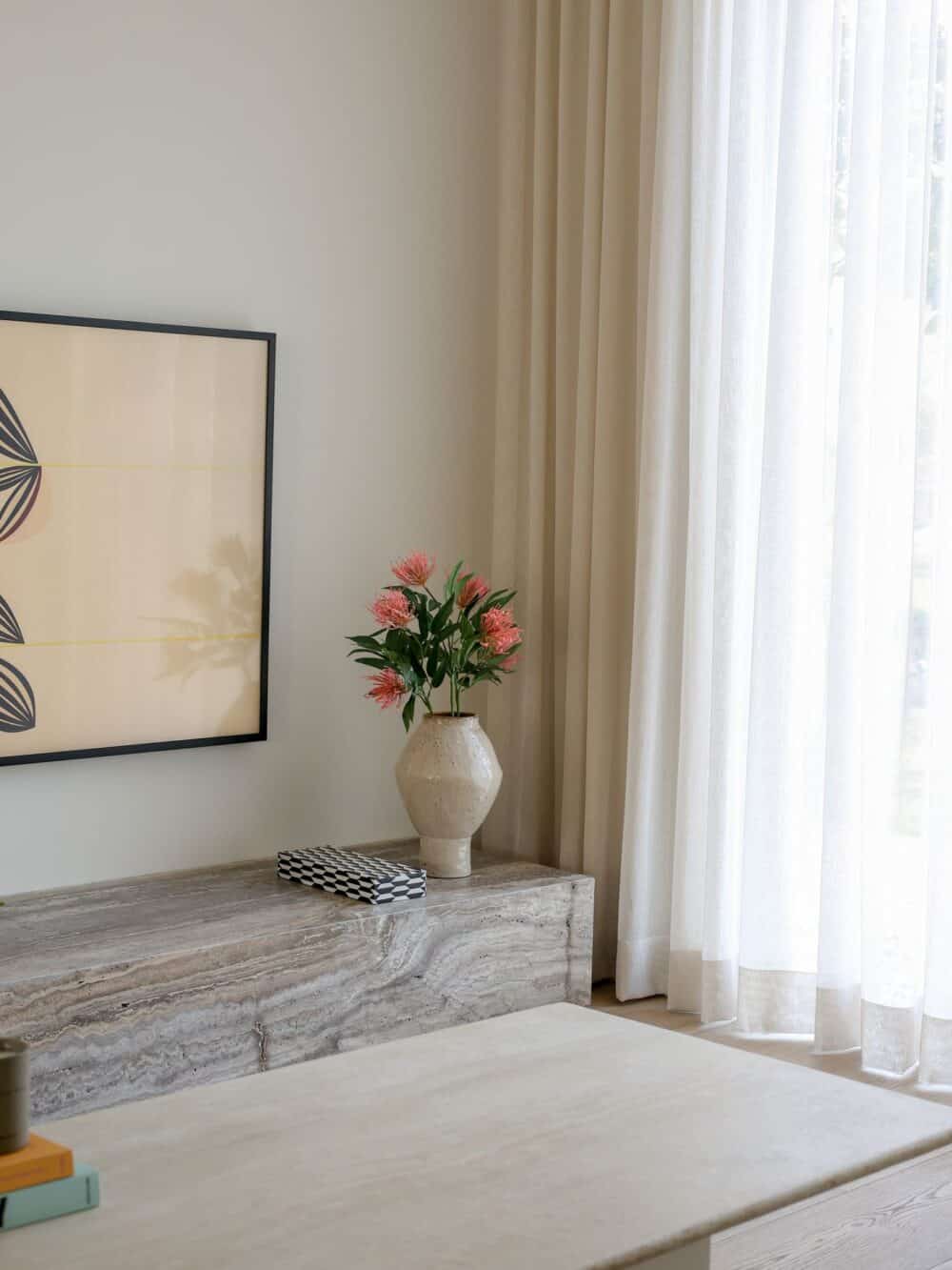 Zijden boeket Zilvereik roze