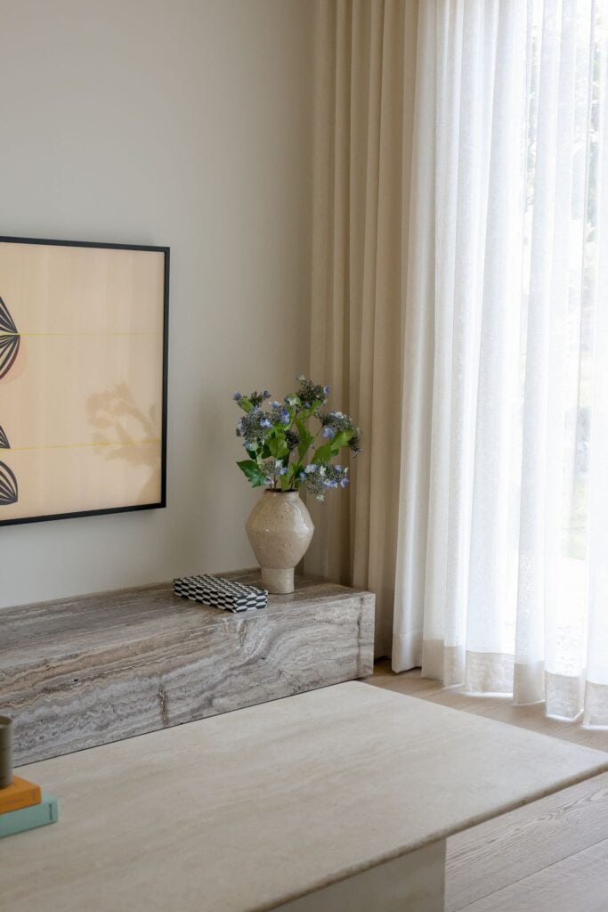 Zijden boeket Hortensia blauw