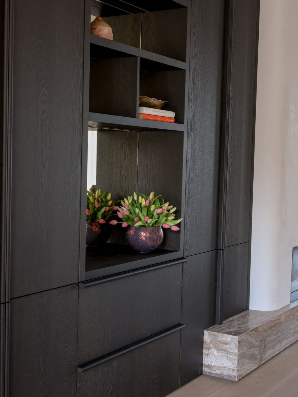 Kunsttulpen boeket lila 30cm deluxe