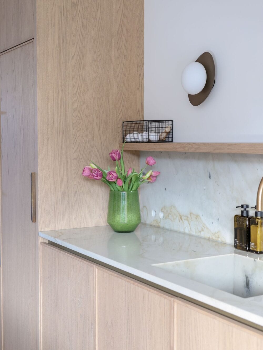 Kunsttulpen boeket lila 30cm