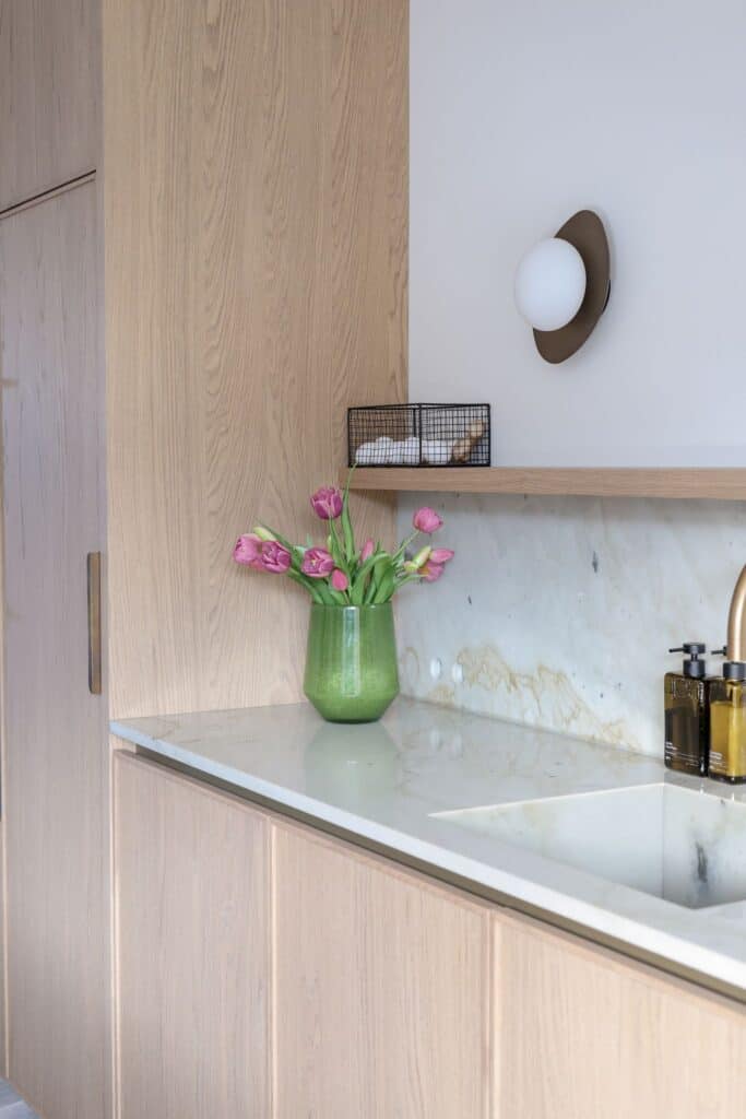 Kunsttulpen boeket lila 30cm