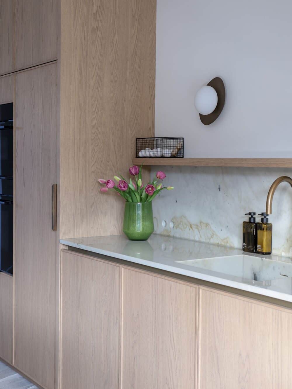 Kunsttulpen boeket lila 30cm deluxe