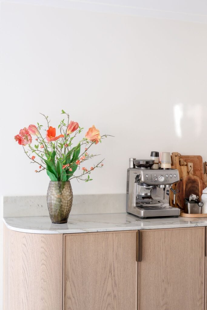 Kunst tulpenboeket oranje royaal