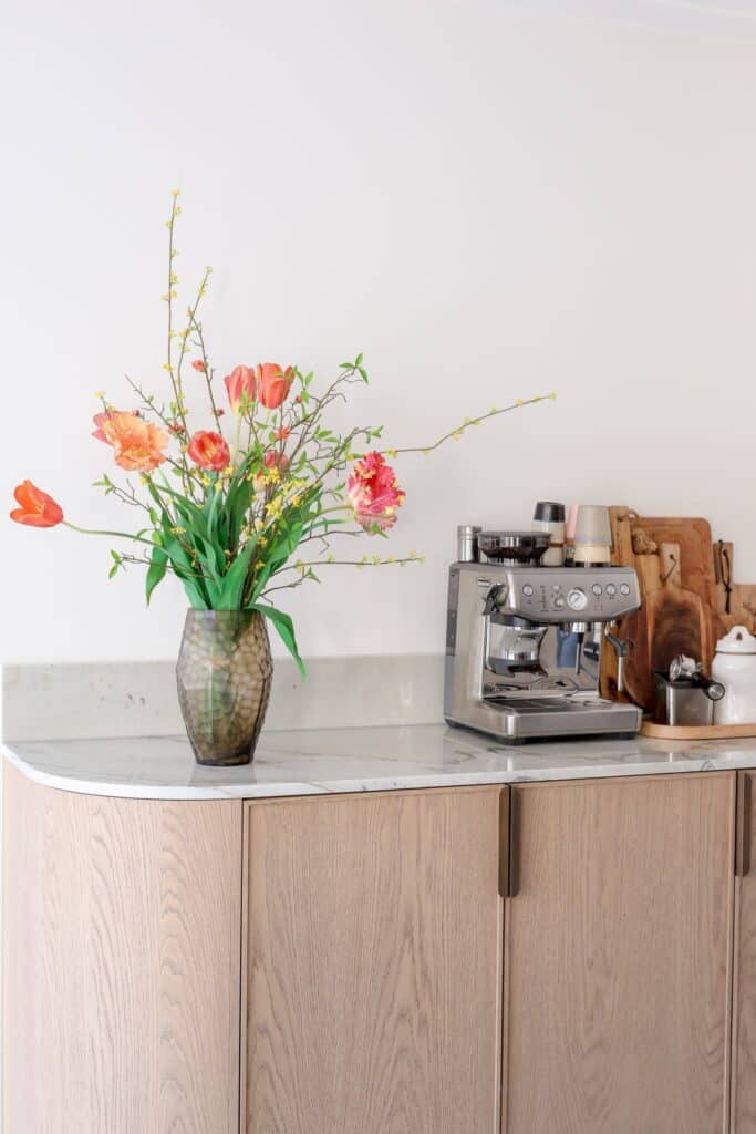 Kunsttulpenboeket oranje deluxe