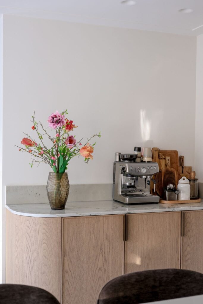 Kunst tulpenboeket Violet royaal