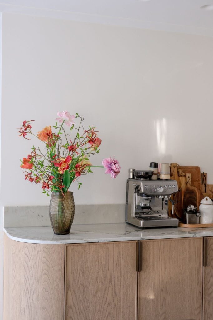 Kunst tulpenboeket violet deluxe