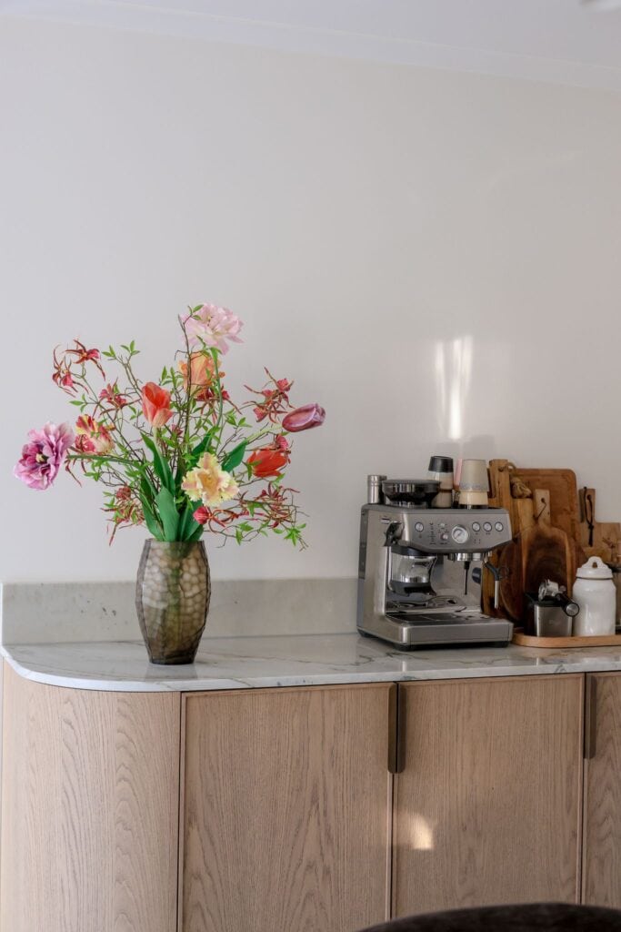 Kunst tulpenboeket violet deluxe