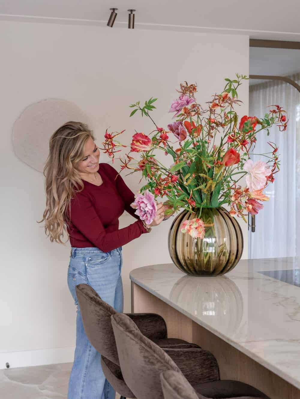 Kunsttulpen boeket Sophie's choice Violet