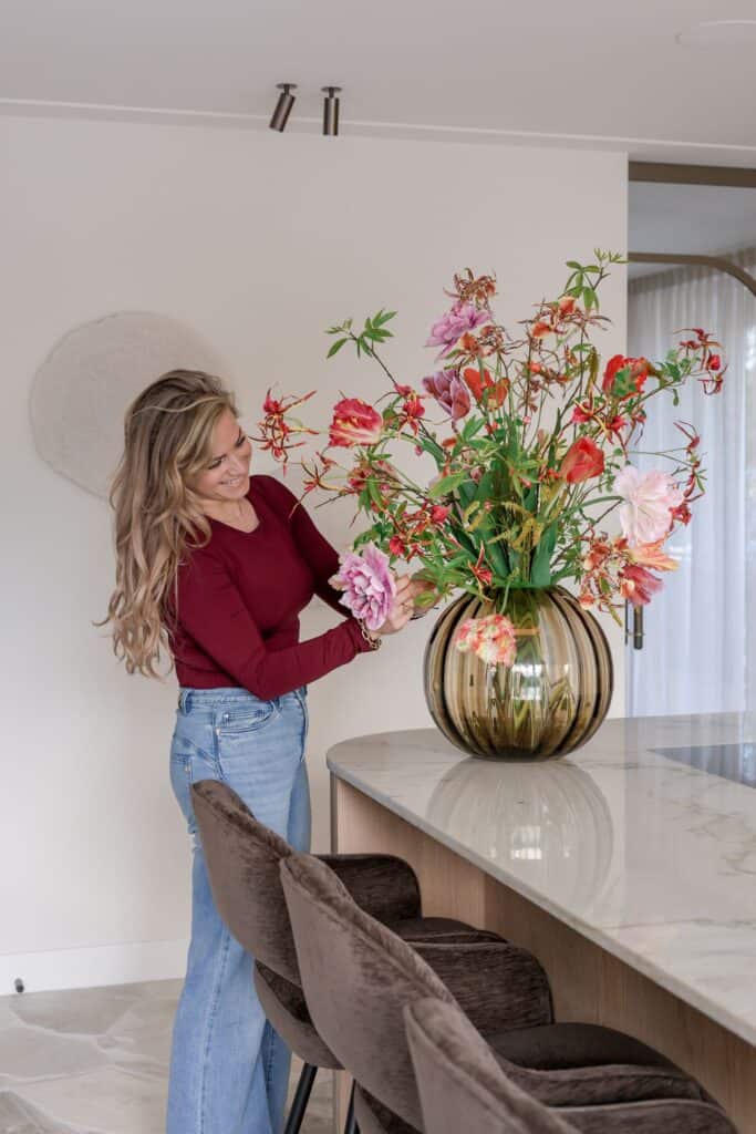 Kunsttulpen boeket Sophie's choice Violet