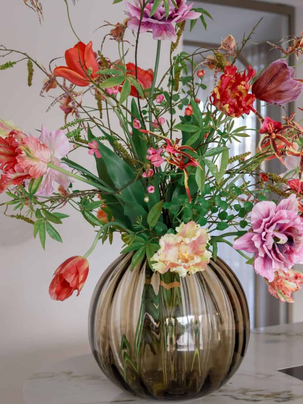 Kunsttulpen boeket Sophie's choice Violet