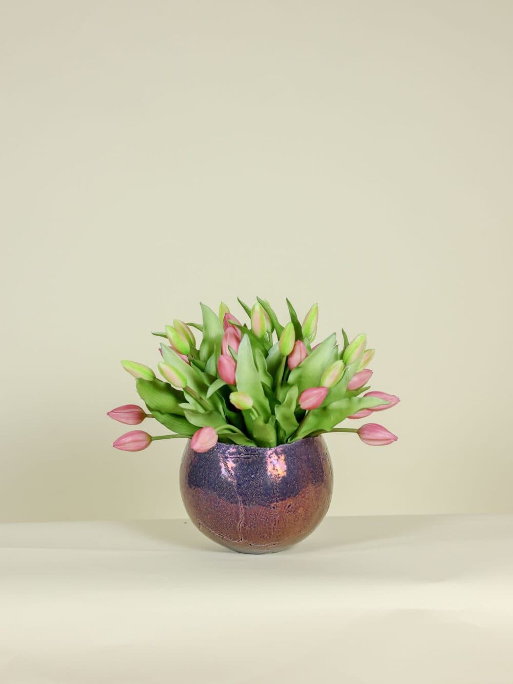 Kunsttulpen boeket lila 30cm deluxe