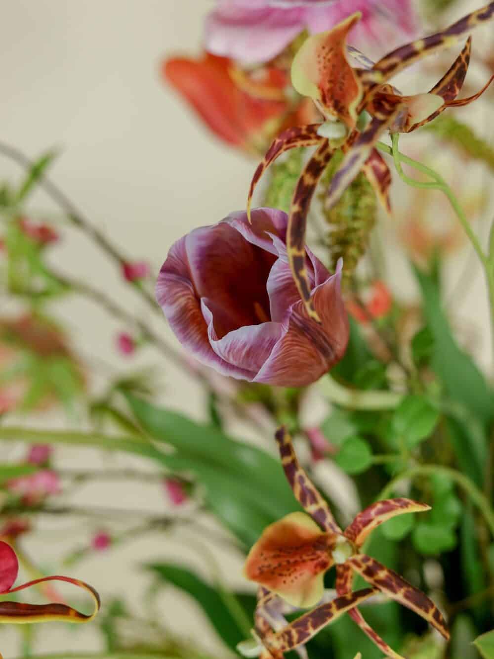 Kunsttulpen boeket Sophie's choice Violet