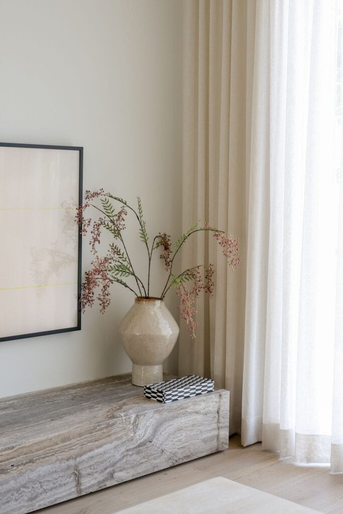 Zijden boeket Bessentak roze