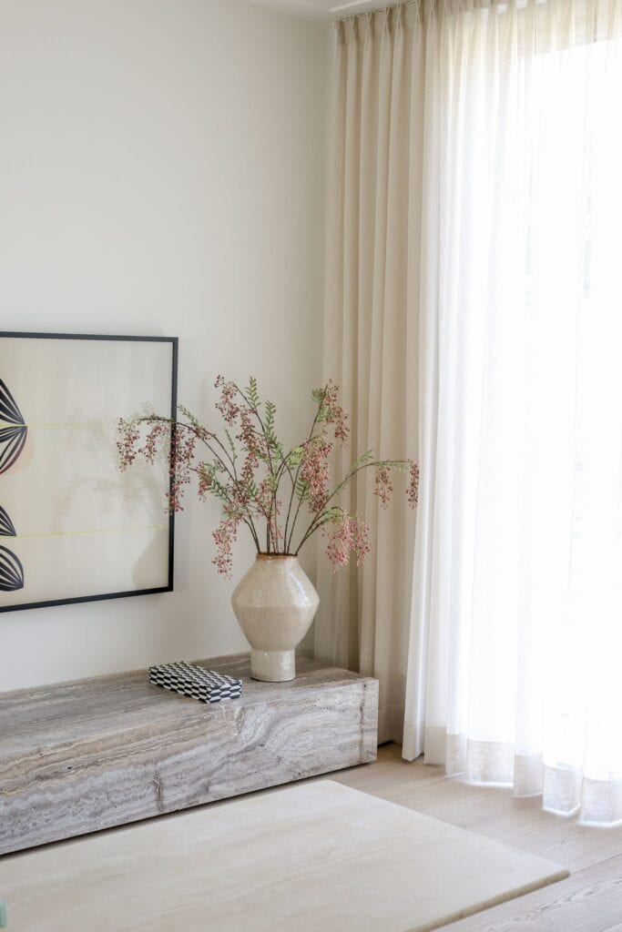 Zijden boeket Bessentak roze deluxe