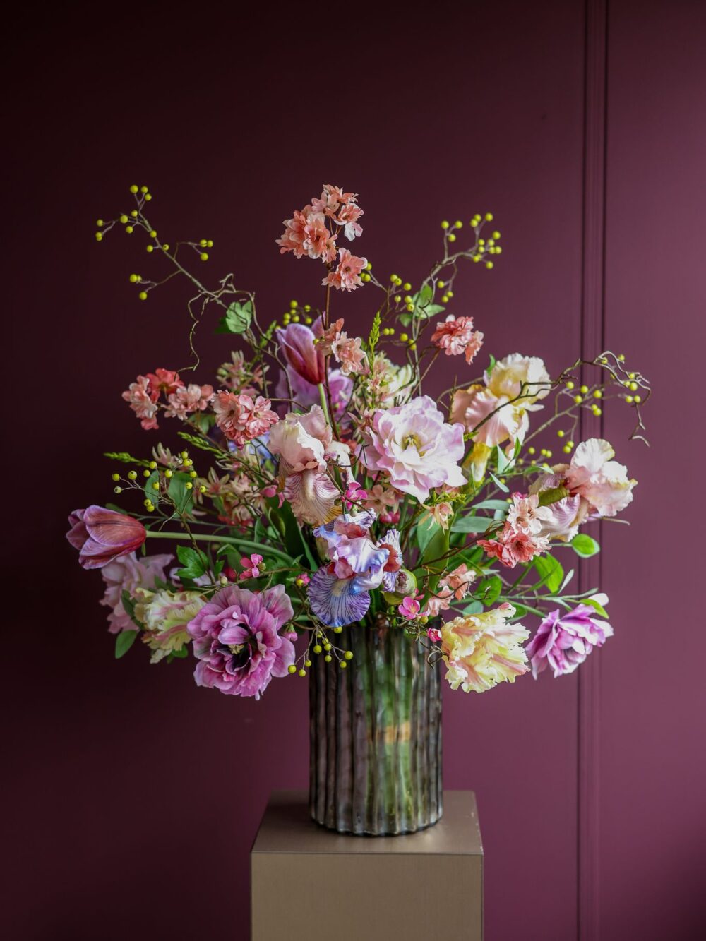 Luxe kunstbloemen boeket