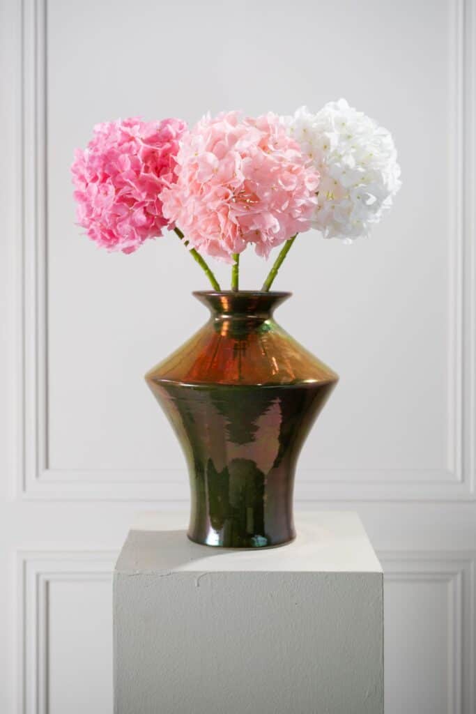Hortensia steel wit 64 cm