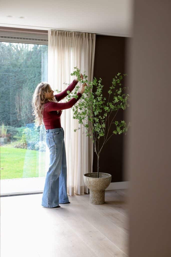 Kunstboom romantisch blad 190cm