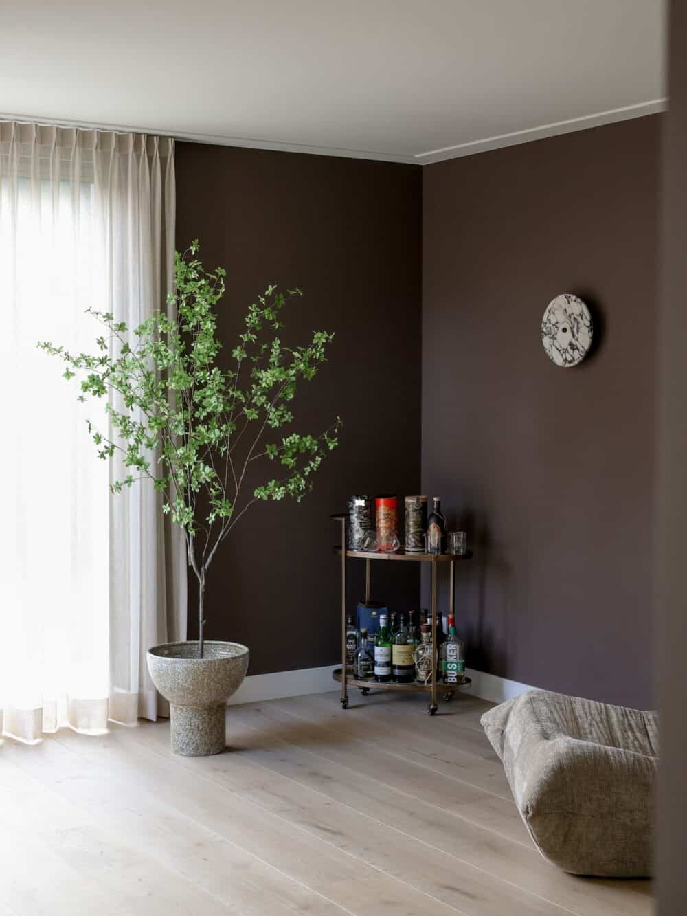 Kunstboom romantisch blad 190cm