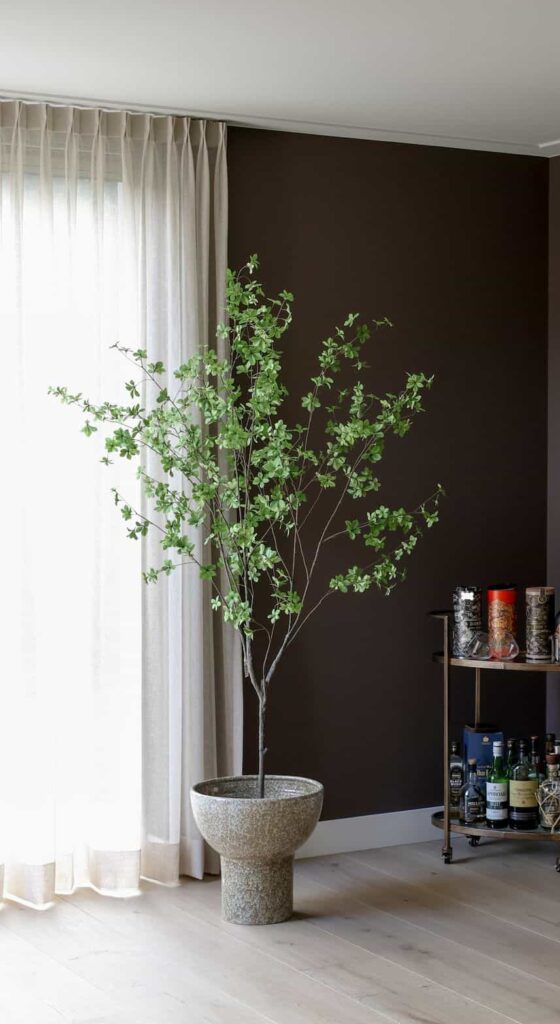 Kunstboom romantisch blad 190cm