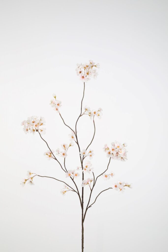 Bloesemtak oud roze 125cm