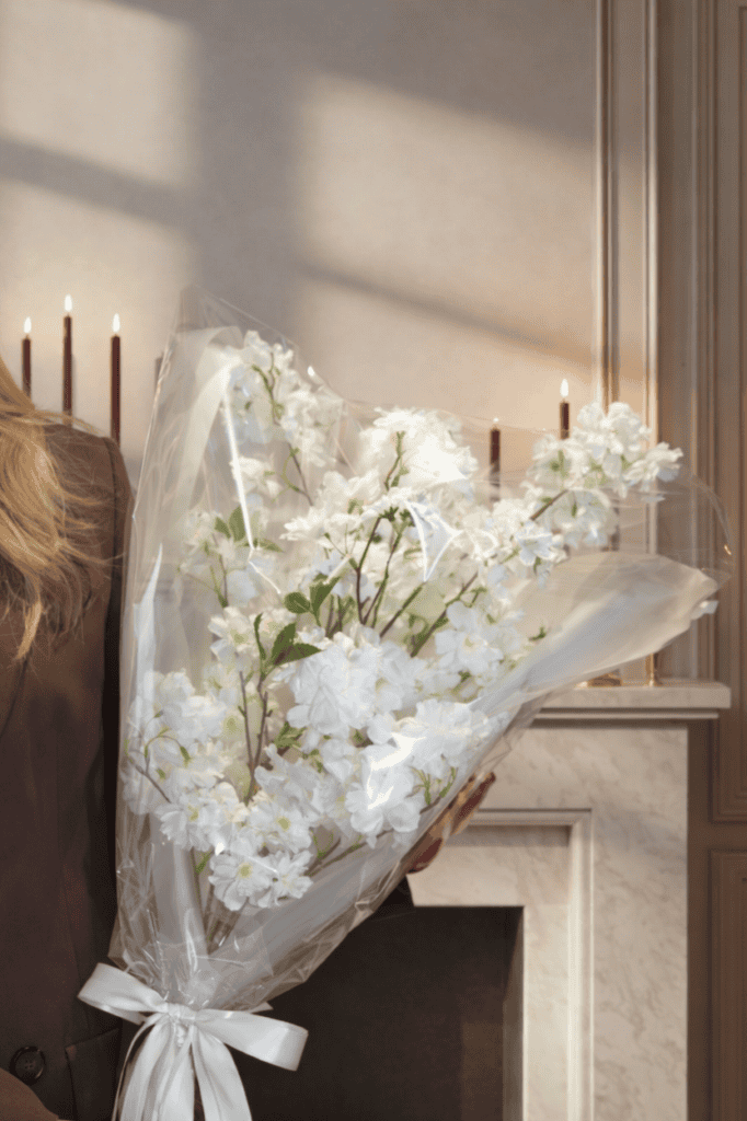 Witte bloesem deluxe