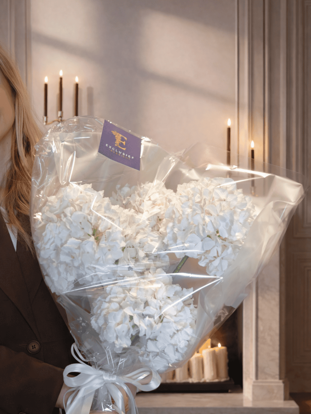 Witte hortensia deluxe