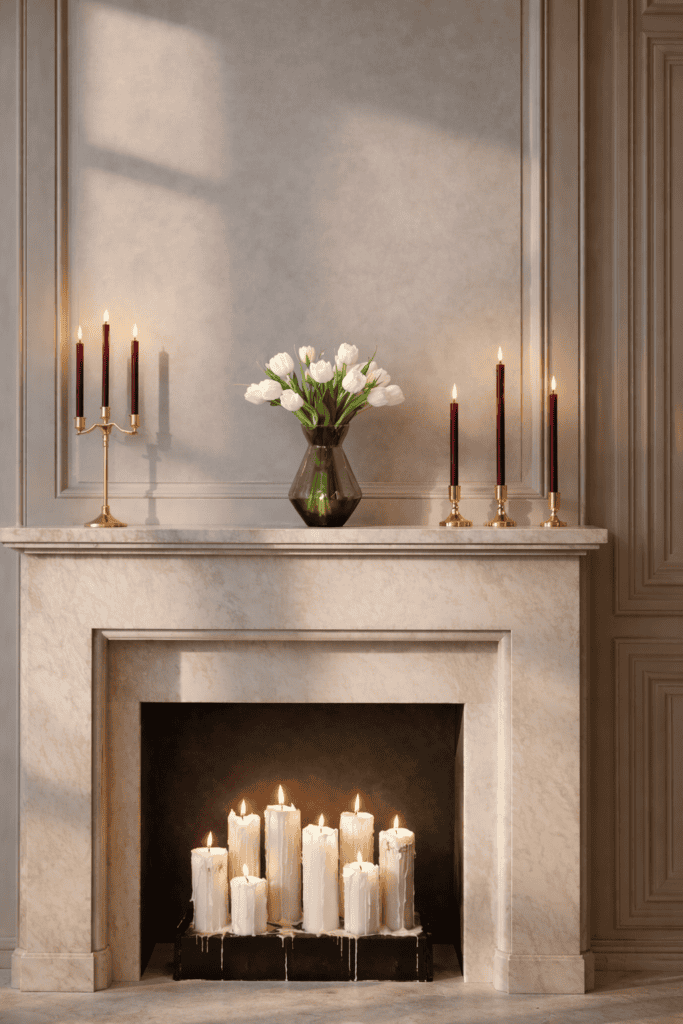 Kunsttulpenboeket wit