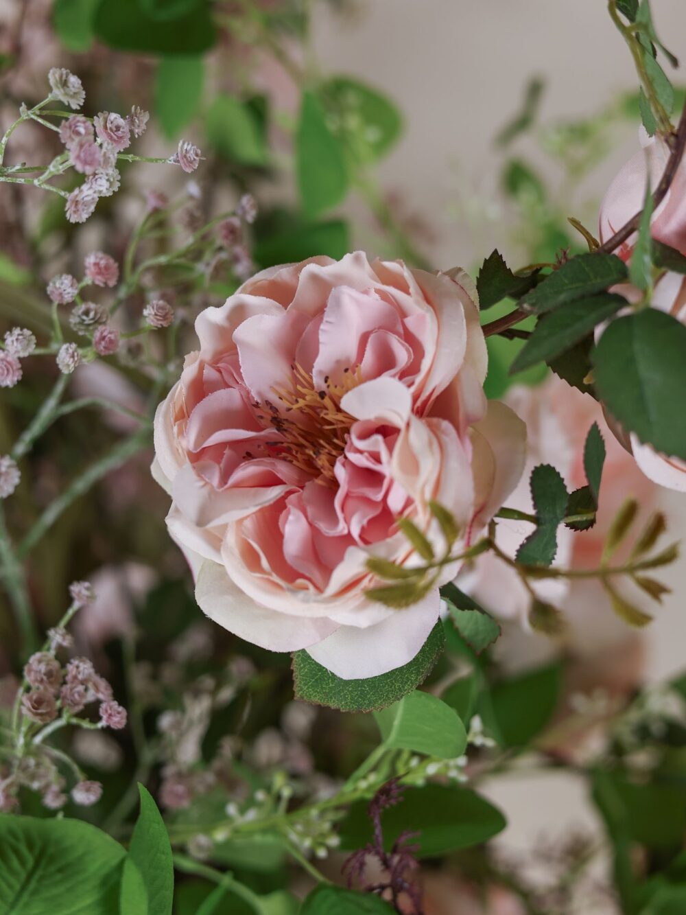 Luxe zijden boeket blush roze – Sophie's Choice